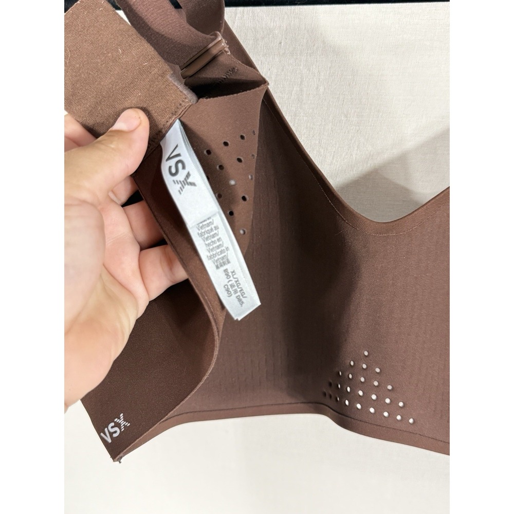 Victoria's Secret VSX Featherweight Max Sports Bra High Impact Brown XL - Picture 9 of 9
